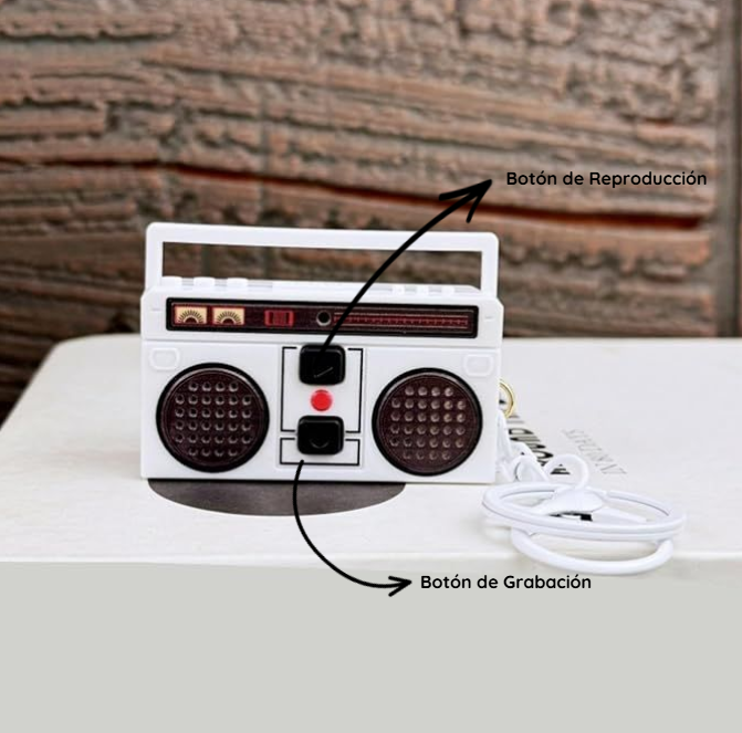 Grabadora con forma de Radio